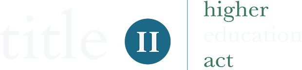 Title II Higher Education Act